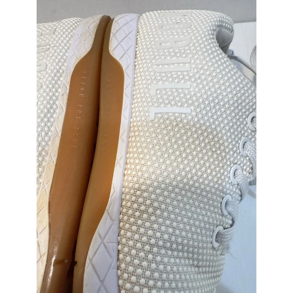 NOBULL Impact Superfabric Outwork Edge Trainer Women's 7 White Athletic Sneakers